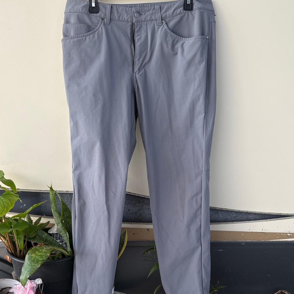 Gray Casual Pants